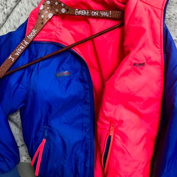 90’s Retro VNTG Columbia Jacket Reversible - Picture 5 of 8